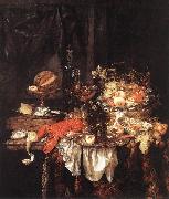 BEYEREN, Abraham van Banquet Still-Life with a Mouse fdg China oil painting reproduction